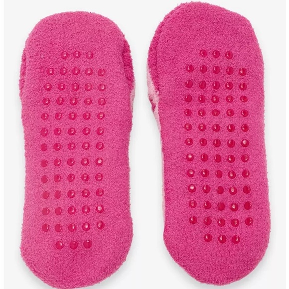 Care Bears Pink Cozy Slipper Socks Women Size 4-10 NWT - Picture 2 of 3